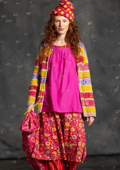 Best Gudrun Sjödén Strickjacke „Klara“ aus Bio-/Recycling-Baumwolle rapsfeld