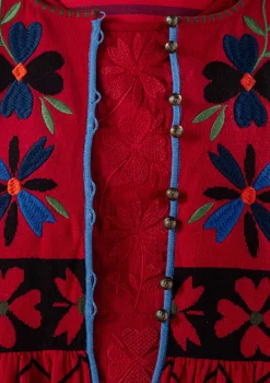 Best Sale Gudrun Sjödén Strickjacke „Maria“ aus Bio-/Recycling-Baumwolle mohn