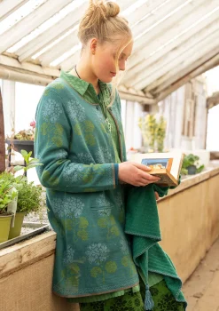 Hot Gudrun Sjödén Strickjacke „Mårbacka“ aus Bio-/Recycling-Baumwolle schwarz