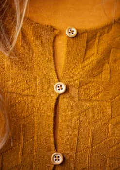 New Gudrun Sjödén Strickjacke „Nova“ aus Lammwolle indigo