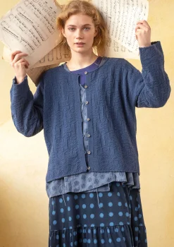 Cheap Gudrun Sjödén Strickjacke „Nova“ aus Lammwolle tomate-melange