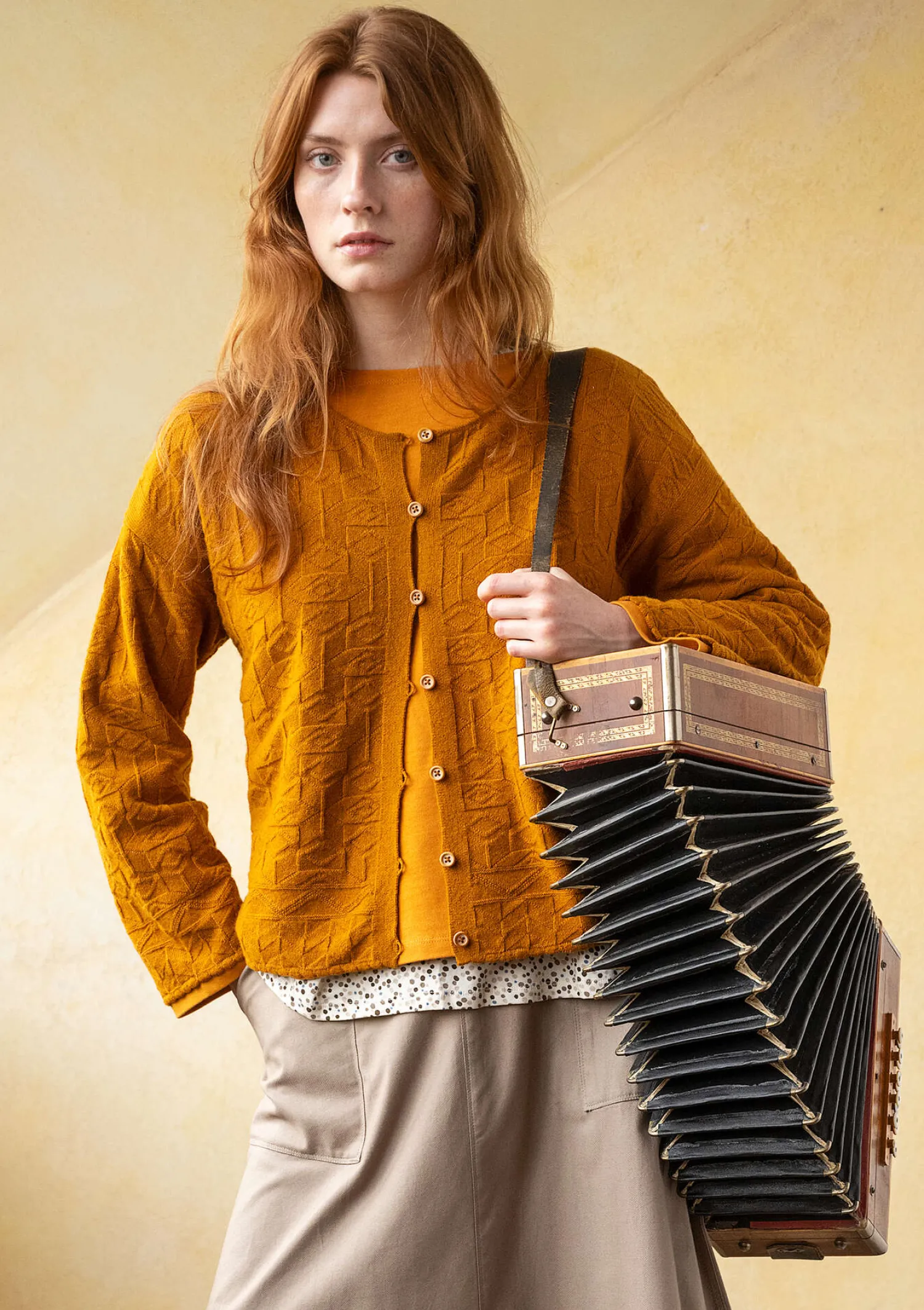 Cheap Gudrun Sjödén Strickjacke „Nova“ aus Lammwolle indigo