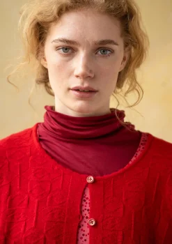 Best Sale Gudrun Sjödén Strickjacke „Nova“ aus Lammwolle indigo