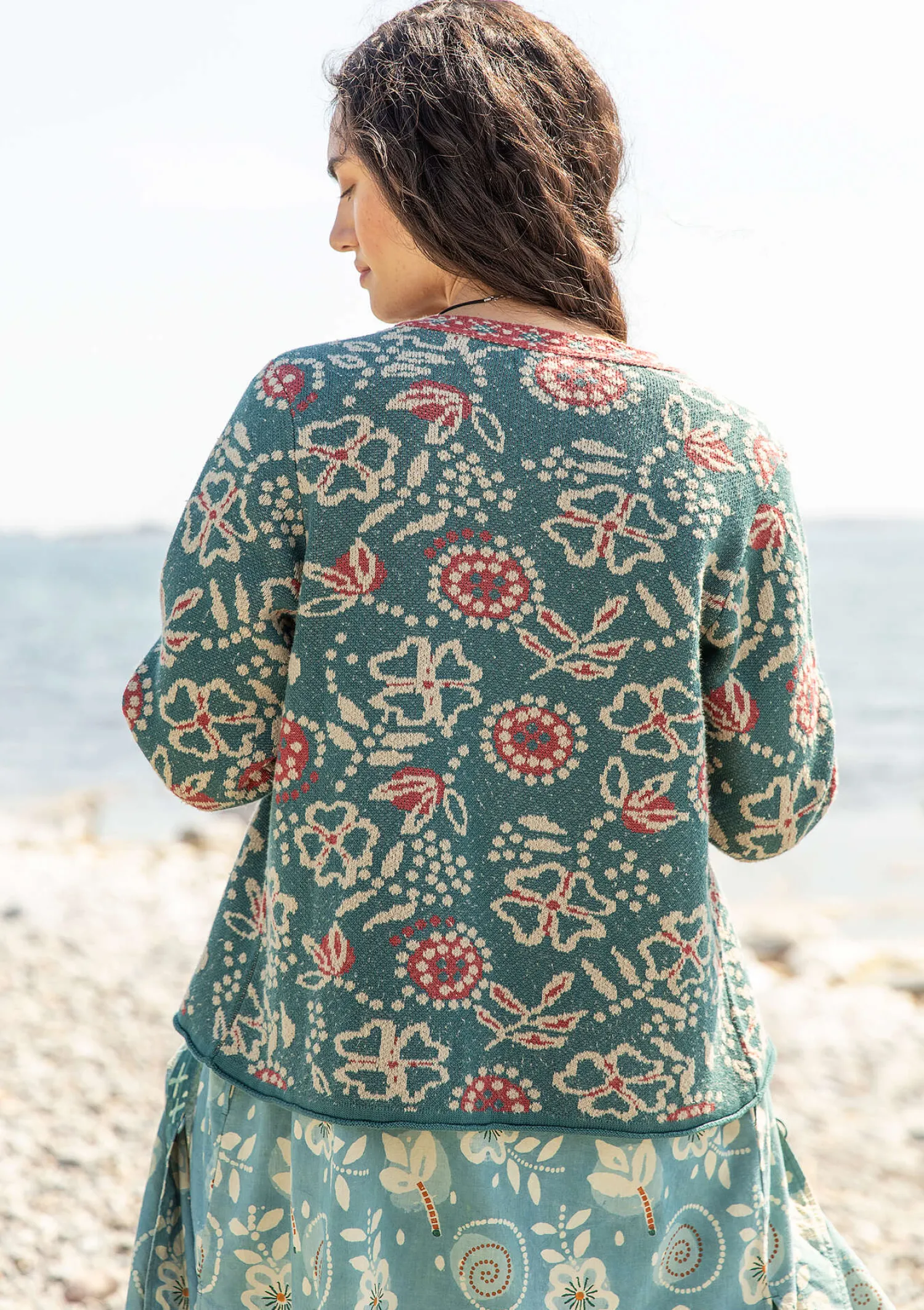 Fashion Gudrun Sjödén Strickjacke „Rashmi“ aus Bio-Baumwolle schwarzesKashish