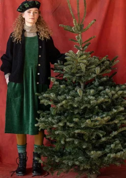 Cheap Gudrun Sjödén Strickjacke „Vinternatt“ aus Bio- und Recycling-Baumwolle/Alpakawollgemisch tomate