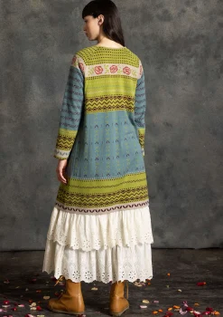 Shop Gudrun Sjödén Strickkleid „Kajsa“ aus Bio-/Recycling-Baumwolle teebaum