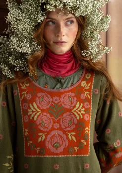 Shop Gudrun Sjödén Strickkleid „Stine“ aus Bio-/Recycling-Baumwolle thuja