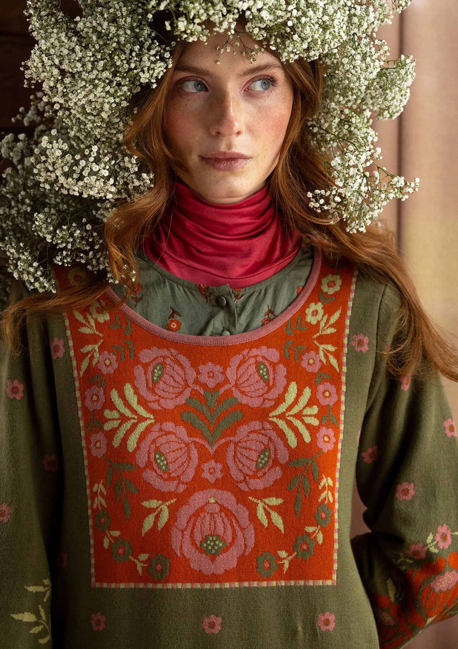 Best Sale Gudrun Sjödén Strickkleid „Stine“ aus Bio-/Recycling-Baumwolle thuja