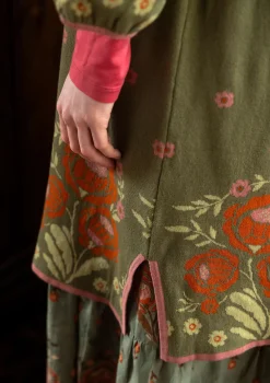 Best Sale Gudrun Sjödén Strickkleid „Stine“ aus Bio-/Recycling-Baumwolle thuja