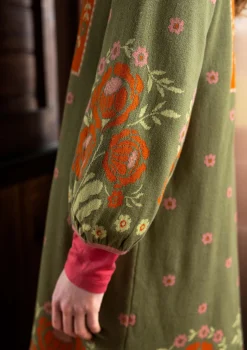 Hot Gudrun Sjödén Strickkleid „Stine“ aus Bio-/Recycling-Baumwolle schwarz