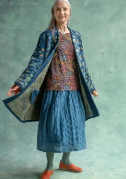 Best Gudrun Sjödén Strickmantel „Saga“ aus Recycling-Wolle dunkelaschgrau-melange