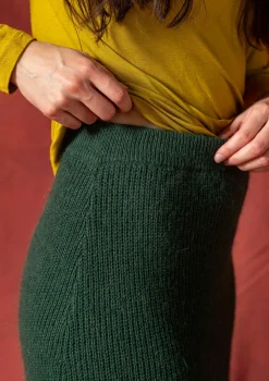 Flash Sale Gudrun Sjödén Strickrock „Vinternatt“ aus Bio- und Recycling-Baumwolle/Alpakawollgemisch schwarz