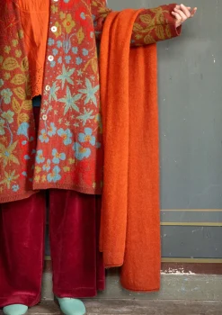 Store Gudrun Sjödén Strickschal aus Alpakagemisch kartoffel-melange