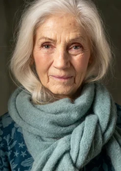 Flash Sale Gudrun Sjödén Strickschal aus Alpakagemisch henna