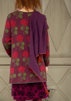 Store Gudrun Sjödén Strickschal aus Lammwolle/ Recycling-Wolle schwarz