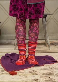 Store Gudrun Sjödén Strickschal aus Lammwolle/ Recycling-Wolle schwarz