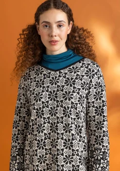 Best Gudrun Sjödén Stricktunika „Freja“ aus Bio-/Recycling-Baumwolle veilchen