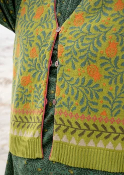 Hot Gudrun Sjödén Strickweste „Aurora“ aus Bio- und Recycling-Baumwolle/Wolle zartindigo