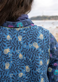 Hot Gudrun Sjödén Strickweste „Aurora“ aus Bio- und Recycling-Baumwolle/Wolle zartindigo