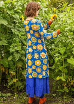 Flash Sale Gudrun Sjödén Trikotkleid „Sunflower“ aus Lyocell/Elasthan moosgrün