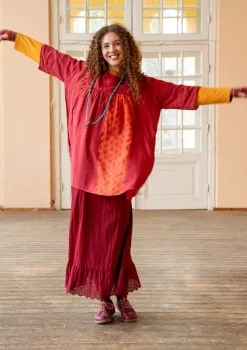 Fashion Gudrun Sjödén Tunika „Sonata“ aus Leinen indigo