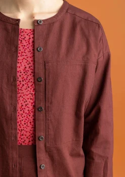 Cheap Gudrun Sjödén Twillbluse aus Bio-Baumwolle schwarz