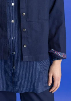 Clearance Gudrun Sjödén Twillbluse aus Bio-Baumwolle rotebete