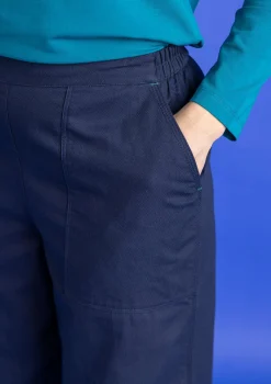 Best Gudrun Sjödén Twillhose aus Bio-Baumwolle taupe