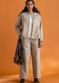 New Gudrun Sjödén Twillhose aus Bio-Baumwolle rotebete