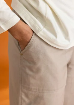 Best Gudrun Sjödén Twillhose aus Bio-Baumwolle rotebete