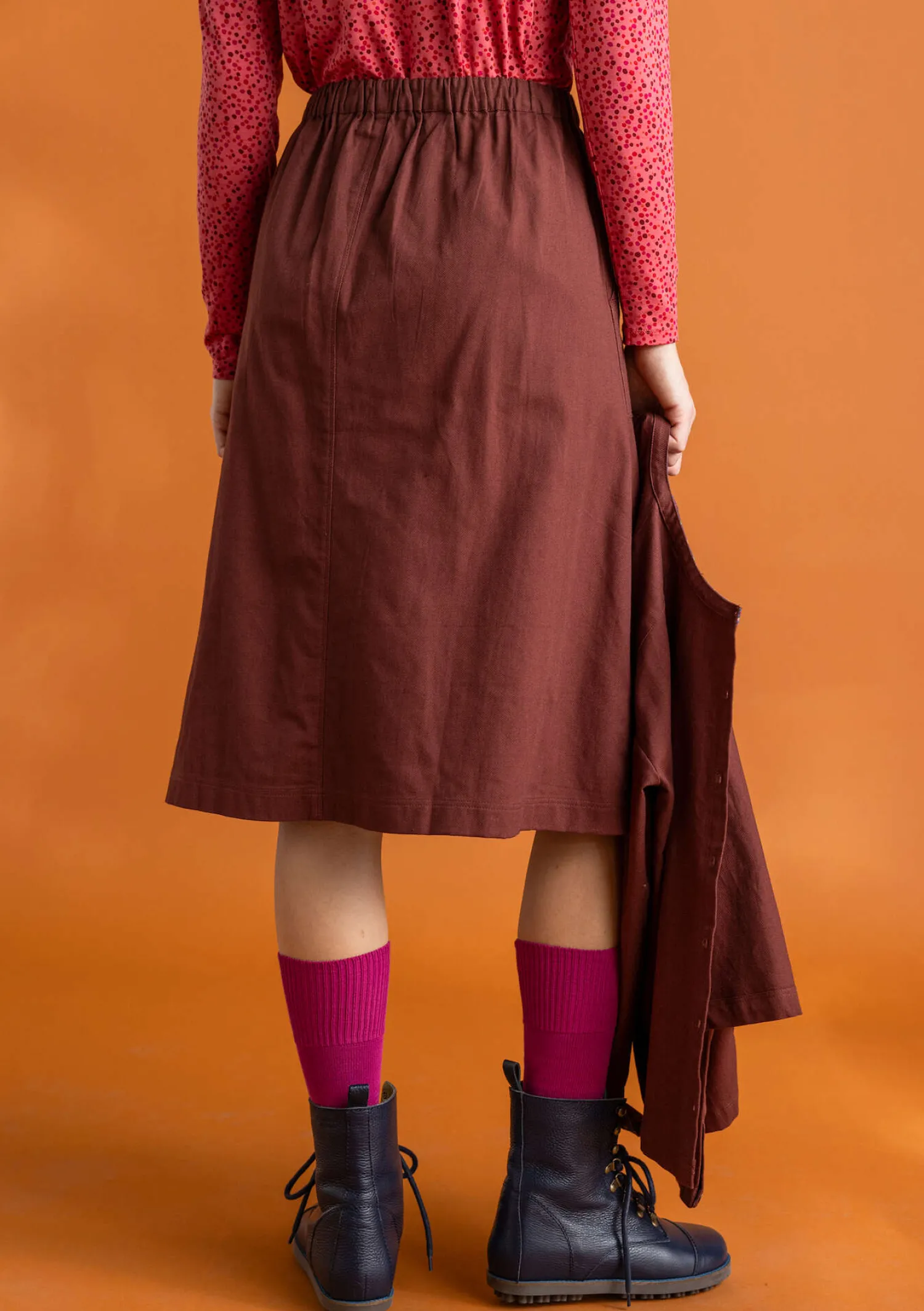 Clearance Gudrun Sjödén Twillrock aus Bio-Baumwolle schwarz