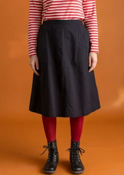 Online Gudrun Sjödén Twillrock aus Bio-Baumwolle dunkelindigo
