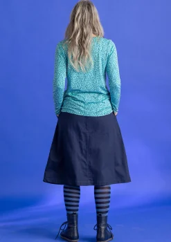 Best Sale Gudrun Sjödén Twillrock aus Bio-Baumwolle dunkelindigo
