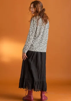 Cheap Gudrun Sjödén Unterrock aus Bio-Baumwollgewebe granatapfel