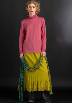 Best Gudrun Sjödén Unterrock aus Bio-Baumwollgewebe olivenöl