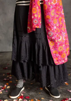 Fashion Gudrun Sjödén Unterrock aus Bio-Baumwollgewebe schwarz