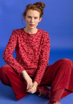 New Gudrun Sjödén Velourshose aus Bio-Baumwolle/Recycling-Polyester meeresgrün