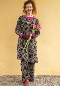 Outlet Gudrun Sjödén Velourshose „Selma“ aus Bio-Baumwolle/Recycling-Polyester grasgrün