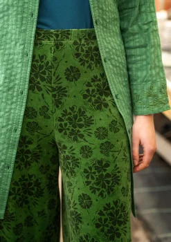 Fashion Gudrun Sjödén Velourshose „Selma“ aus Bio-Baumwolle/Recycling-Polyester kartoffel