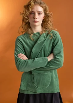 Sale Gudrun Sjödén Veloursjacke aus Bio-Baumwolle/Recycling-Polyester schwarz
