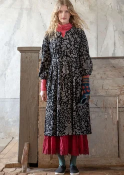Discount Gudrun Sjödén Velourskleid „Katla“ aus Bio-Baumwolle/Recycling-Polyester veronagrün