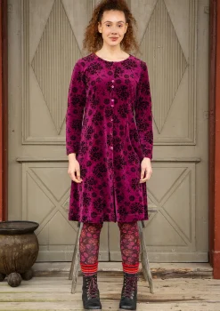 Shop Gudrun Sjödén Velourskleid „Selma“ aus Bio-Baumwolle/Recycling-Polyester schwarz