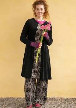 Best Gudrun Sjödén Velourskleid „Selma“ aus Bio-Baumwolle/Recycling-Polyester traube
