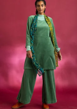 Shop Gudrun Sjödén Velourstunika aus Bio-Baumwolle/Recycling-Polyester veilchen