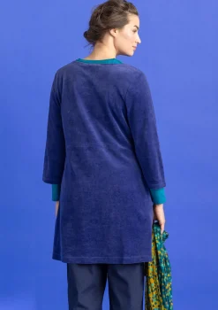 New Gudrun Sjödén Velourstunika aus Bio-Baumwolle/Recycling-Polyester schwarz