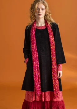 Sale Gudrun Sjödén Velourstunika aus Bio-Baumwolle/Recycling-Polyester schwarz