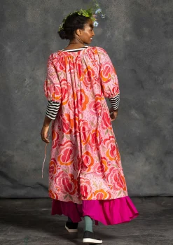 Cheap Gudrun Sjödén Webkleid „Great Rose“ aus Bio-Baumwolle/Seide schwarz
