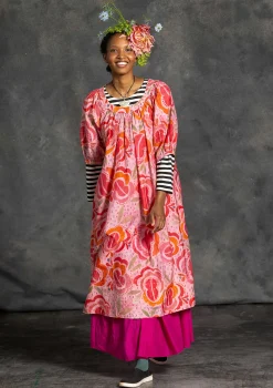 Online Gudrun Sjödén Webkleid „Great Rose“ aus Bio-Baumwolle/Seide schwarz