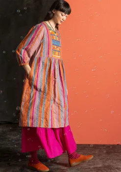 Online Gudrun Sjödén Webkleid „Jaipur“ aus Wolle/Baumwolle masala
