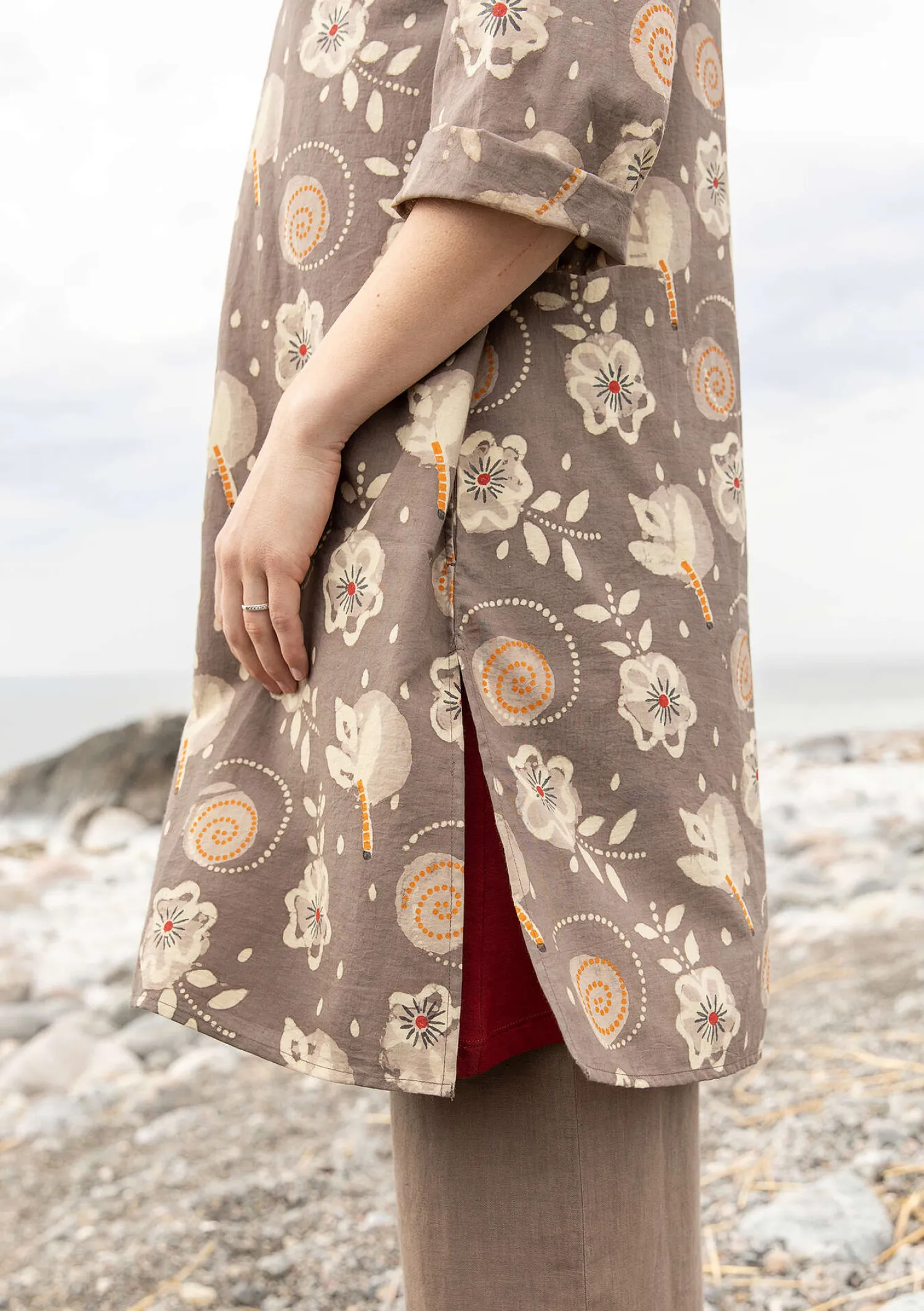 Store Gudrun Sjödén Webkleid „Kamala“ aus Bio-Baumwolle kashish